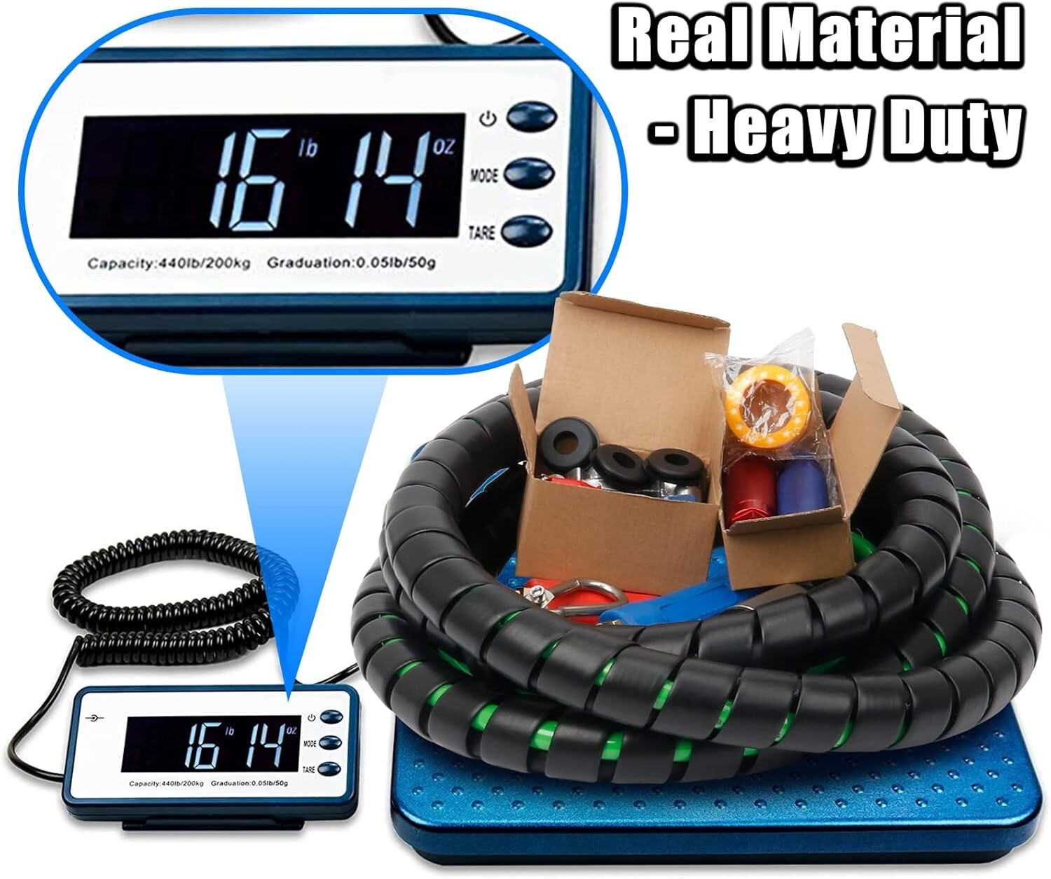 15ft 3-in-1 Air Line Hose with Glad Hands for Tractor Trailers - 125PSI