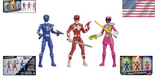 Load image into Gallery viewer, Epic Power Rangers 3-Pack: Mighty Morphin Red, Dino Thunder Blue &amp; Pink Rangers