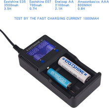 Load image into Gallery viewer, Compact Universal Battery Charger S2 with LCD Display &amp; 12V Car Adapter Included
