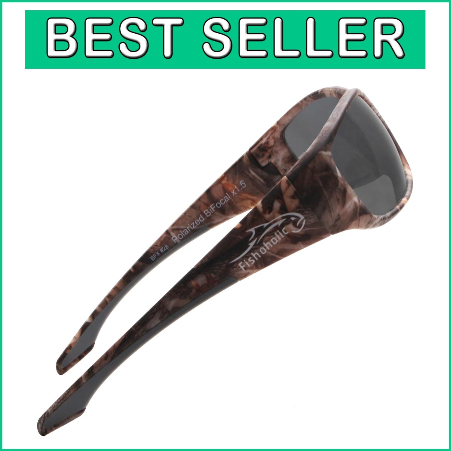 Classic X-Large Fishing Sunglasses with Bi-Focal Lenses - Ultimate UV Protection