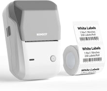 Load image into Gallery viewer, Efficient Gray-White Label Maker with Bluetooth &amp; USB - Ideal for Small Business