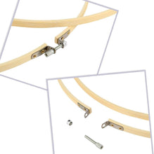 Load image into Gallery viewer, Large 16 Inch Wood Embroidery Hoops - Perfect for Craft Projects and Décor
