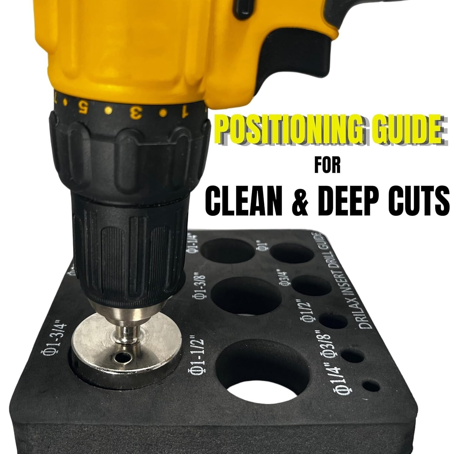 Diamond-Coated Drill Bits Set - 10 Sizes for Ultimate Precision in Remodeling