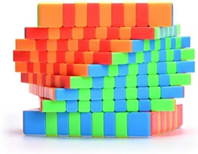 Professional 9x9 Twisty Magic Cube - Environmental ABS & Adjustable Feel