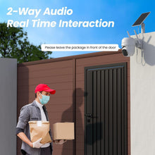 Load image into Gallery viewer, 4-Pack 2K Solar Outdoor Security Cameras with 360° PTZ &amp; Color Night Vision