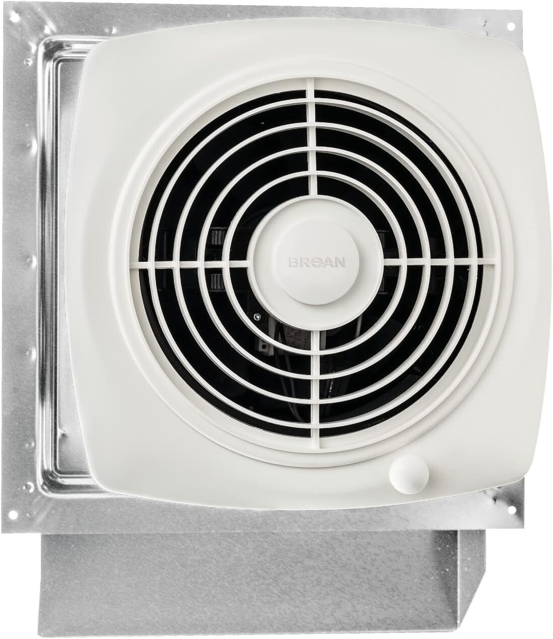 Efficient 200 CFM Galvanized Steel Ventilation Fan, Perfect for Garages, 8"