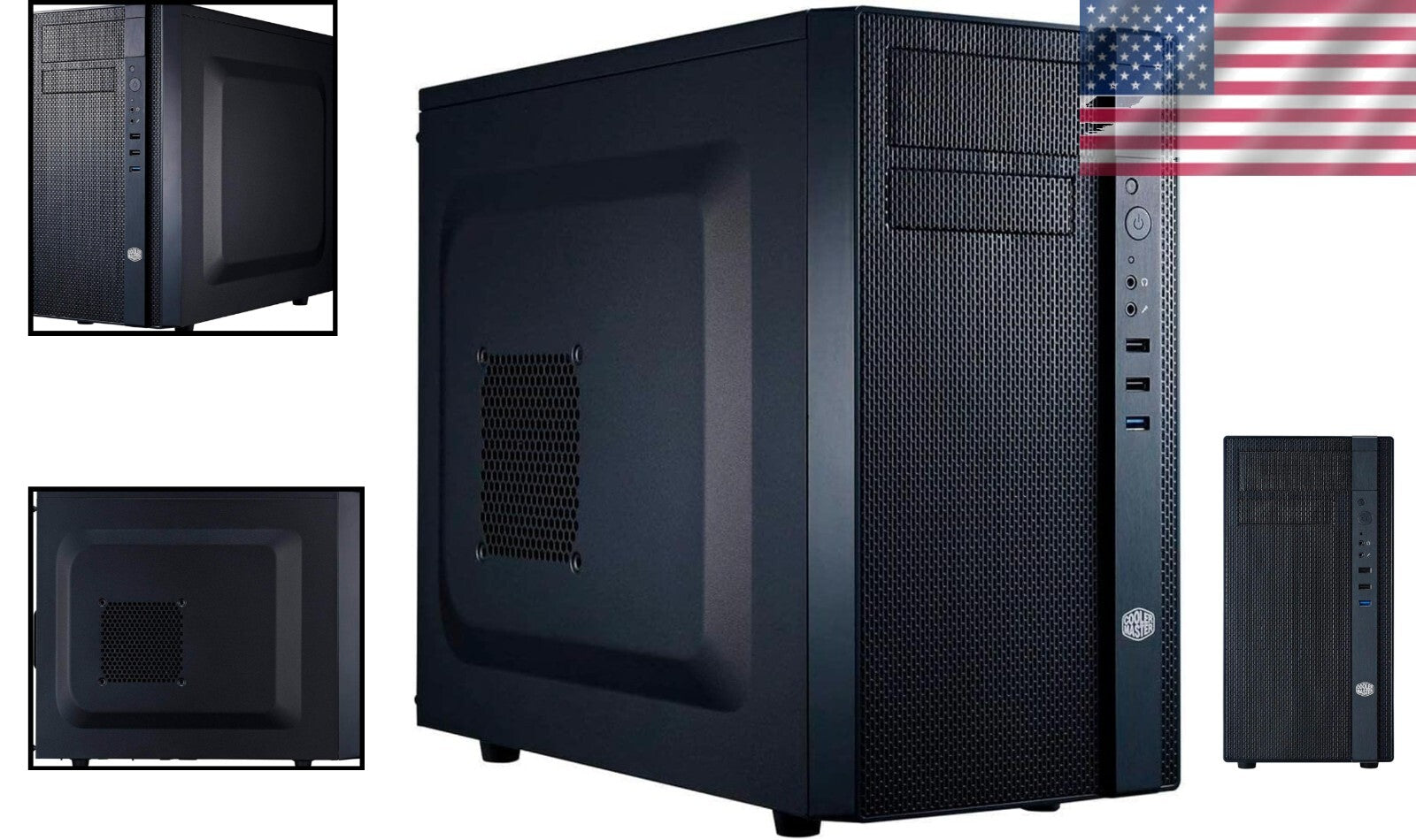 Cooler Master N200 Mini Tower Case with Full Mesh Panel - Perfect for Gamers