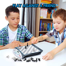 Load image into Gallery viewer, Talking Chess Master: AI Electronic Chess Set with Voice Tutor &amp; Magnetic Pieces