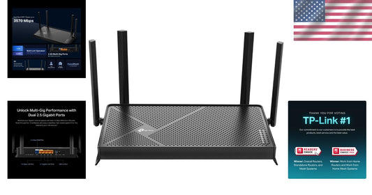 Future-Ready Wi-Fi 7 Router - 4-Stream 3.6 Gbps with Robust Parental Controls