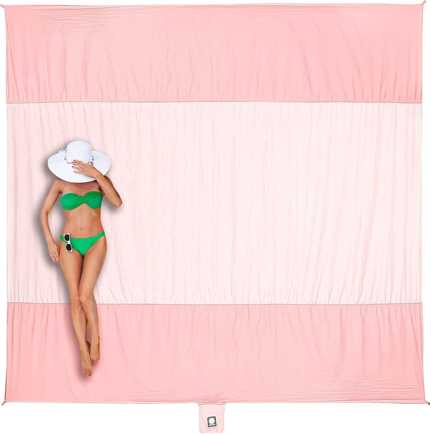 Extra Large Sandproof Beach Blanket - Lightweight, Water Resistant and Compact