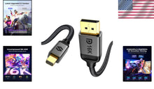 Load image into Gallery viewer, Premium 15FT Mini DisplayPort to DisplayPort Cable, 16K@60Hz for All Devices