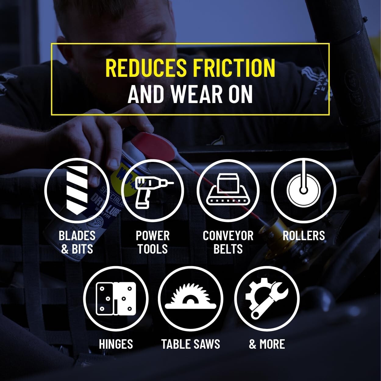 Multi-Surface Dry Lube - 10oz Dual Spray with Smart Straw Technology [6-Pack]