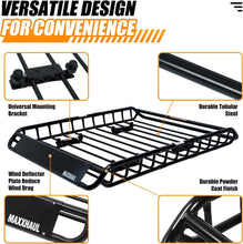 Load image into Gallery viewer, Heavy-Duty 150 lb Roof Rack Cargo Basket for SUVs &amp; Pickup Trucks - Easy Install