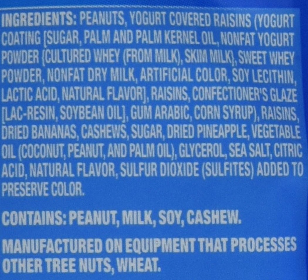 Tropical Fruit & Nuts Trail Mix - Pack of 6 Resealable 6oz Bags, Healthy Snack