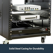 Load image into Gallery viewer, Power Distribution Unit with 8 Outlets - 1U Rack Mount &amp; Surge Protection