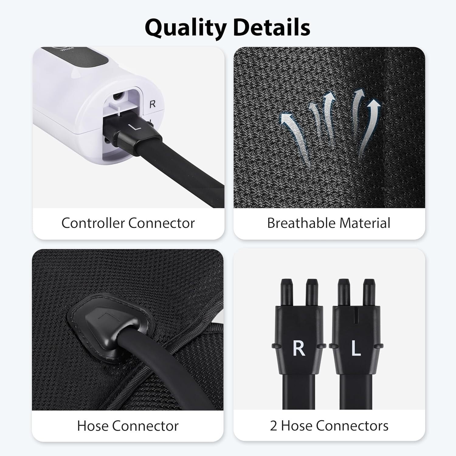 Portable Leg & Foot Massager for Improved Circulation, Swelling Relief & Gifting