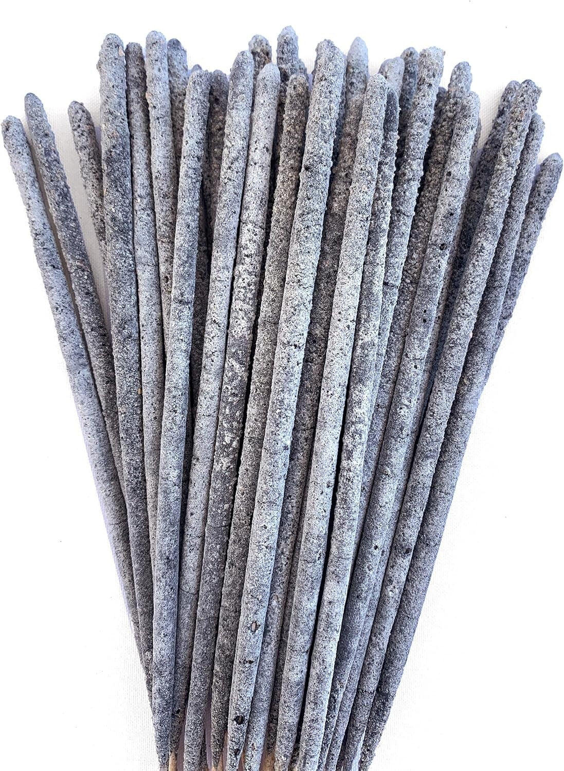 Artisan-Made White Copal Incense Sticks for Meditation - 80 Sticks, 12"