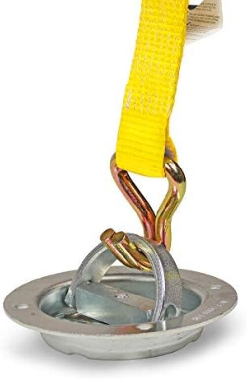 Strong 10 D-Ring Tie-Down Anchors | 1,666 lbs Load Capacity | USA Brand