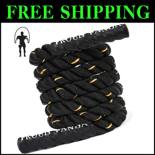 Durable Weighted Skipping Rope 5.4LB | Perfect for Cardio and Strength Training