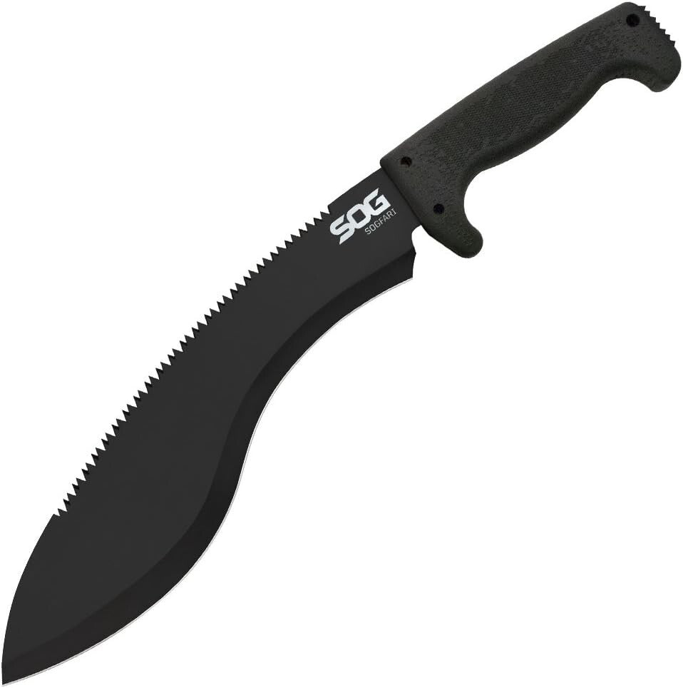Ergonomic 13-Inch Kukri Machete with Saw and Durable Nylon Sheath - FARI Series