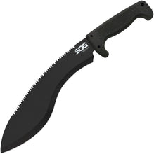 Load image into Gallery viewer, Ergonomic 13-Inch Kukri Machete with Saw and Durable Nylon Sheath - FARI Series