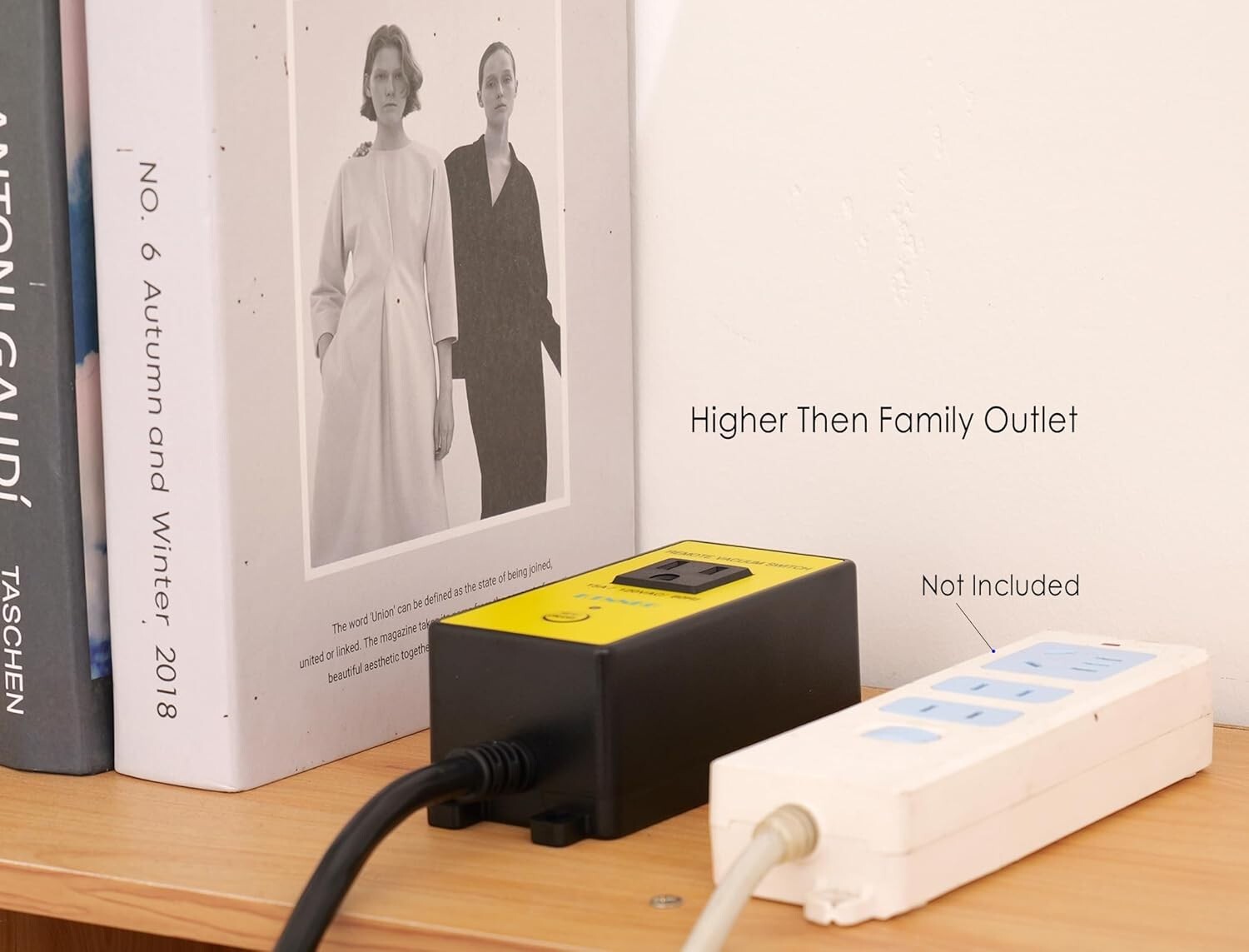 Wireless Remote Control Dust Collector Outlet Switch with 2 Remotes, 120V