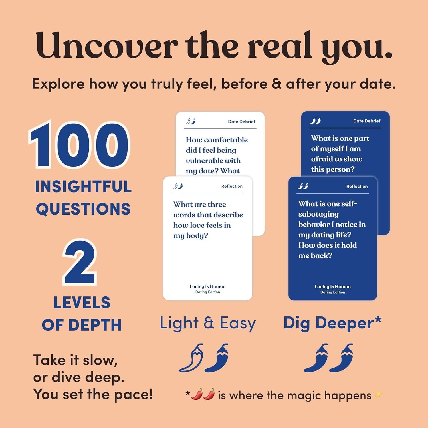 Engaging Relationship Game: 140 Cards for Connection & Self-Discovery