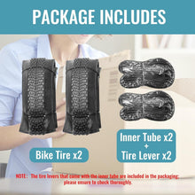 Load image into Gallery viewer, Puncture-Resistant 27.5-Inch Mountain Bike Tire Set with Essential Accessories