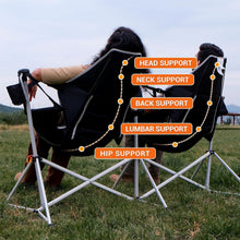 Load image into Gallery viewer, Ergonomic Foldable Hammock Chair with Cup Holder - Ultimate Outdoor Comfort