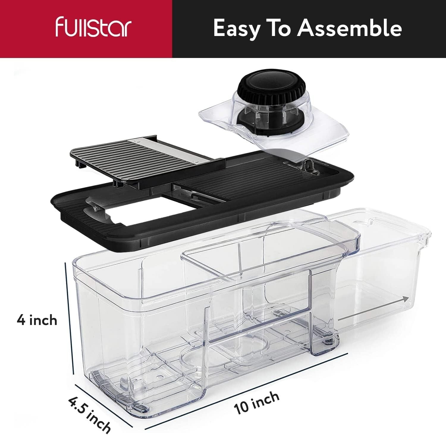 All-in-One Stainless Steel Vegetable Chopper & Spiralizer - Professional Quality