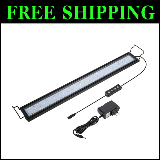 Durable Extendable 16W Aquarium Light with Adjustable Brackets for Aquascapes