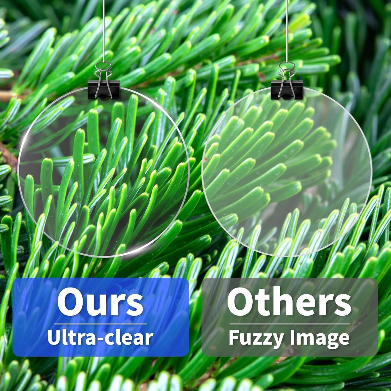 1/8" Thick Round Acrylic Discs - 20" Clear Panels for Creative DIY Projects