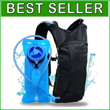 Load image into Gallery viewer, 2L No-Leak Hydration Pack - Unisex Water Pack for Hiking, Biking &amp; Festivals