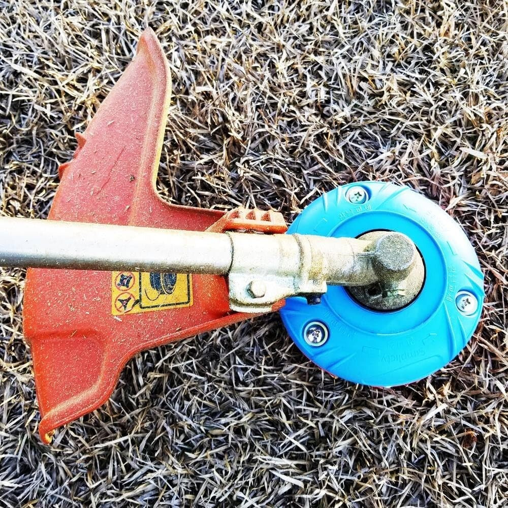 Durable Metal Blade Trimmer Head with 3" Cutting Width - Compatible Attachment