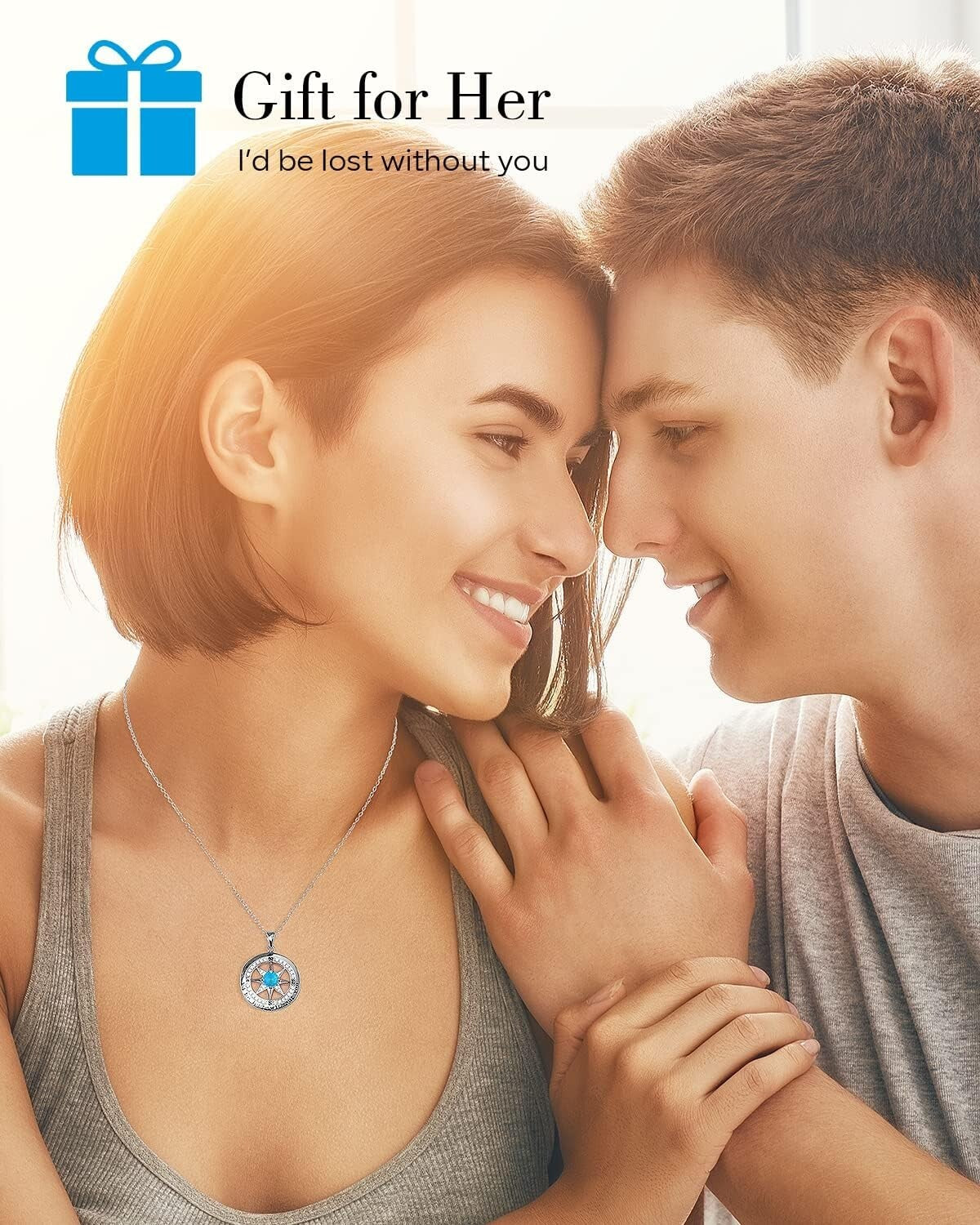 18K Gold-Plated S925 Necklace with Cubic Zirconia - Perfect Gift for Anniversary