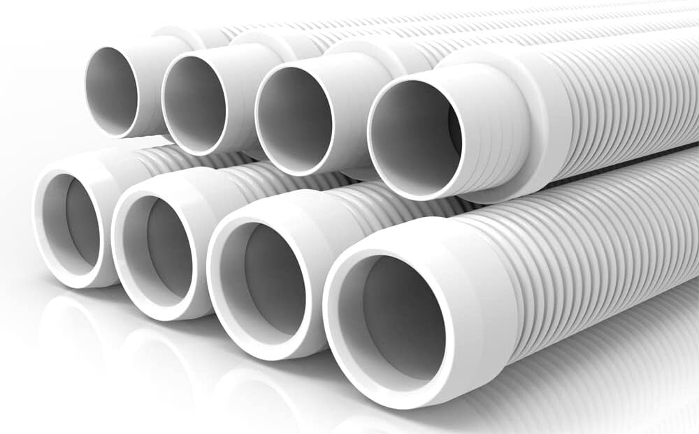 8-Piece 1.5” Flexible Pool Vacuum Replacement Hose Set for Automatic Cleaners