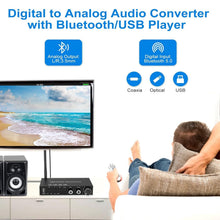 Load image into Gallery viewer, Digital to Analog Converter with Bluetooth &amp; USB - 192KHz High-Res Audio Device