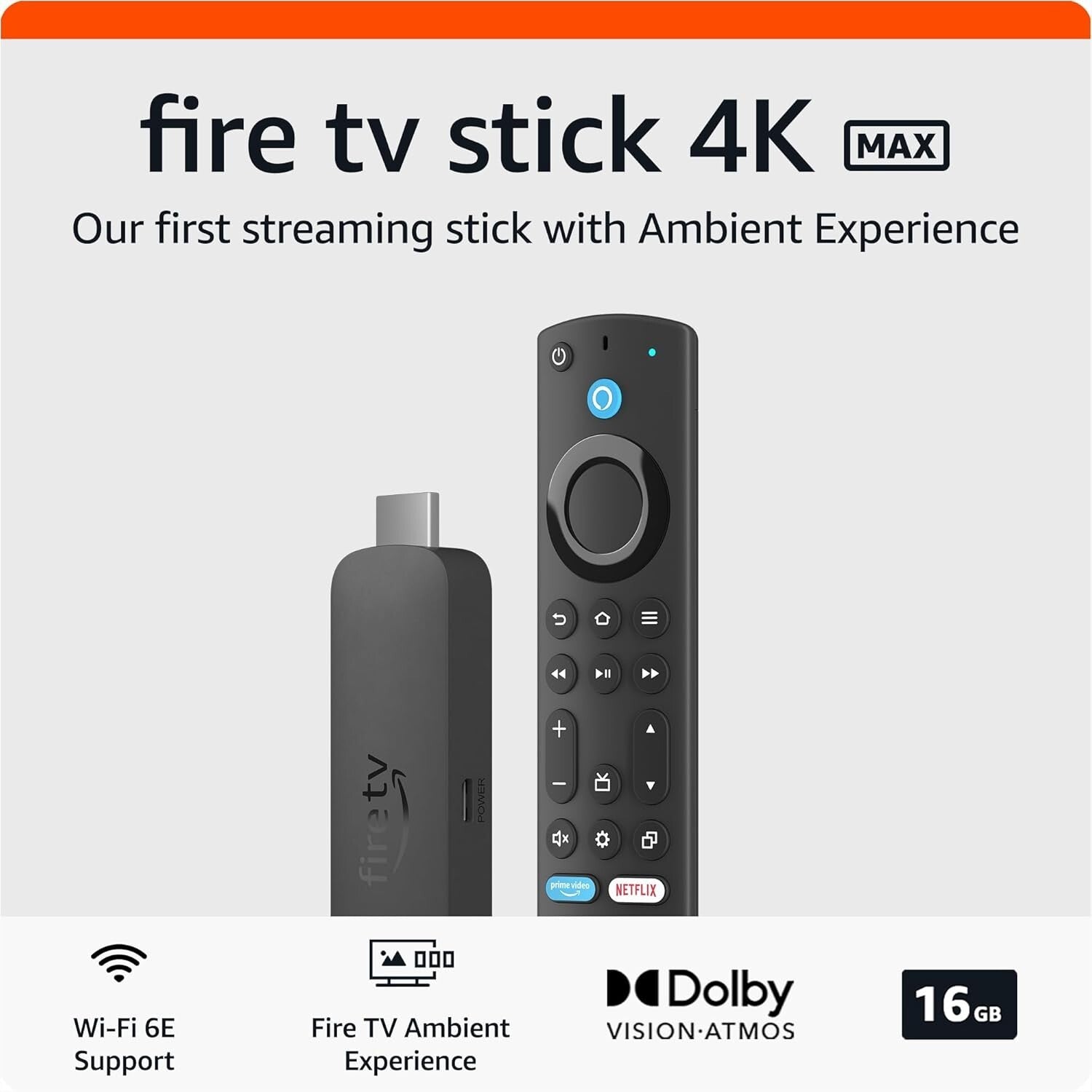 Experience 1.5 Million+ Titles: Fire TV Stick 4K Max with Dolby Audio & Control