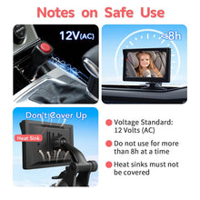 Load image into Gallery viewer, Easy-Install Baby Car Camera with 1080p Display &amp; Night Vision for Road Safety