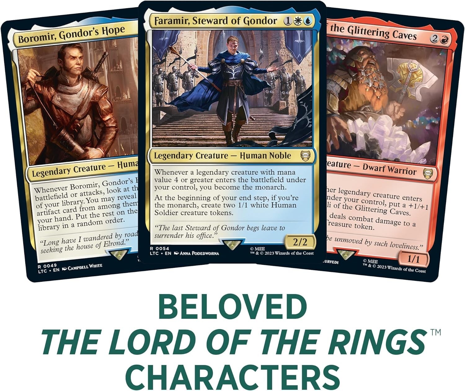 4-Pack LOTR Commander Decks – Unique Gameplay & Collector's Boosters Included