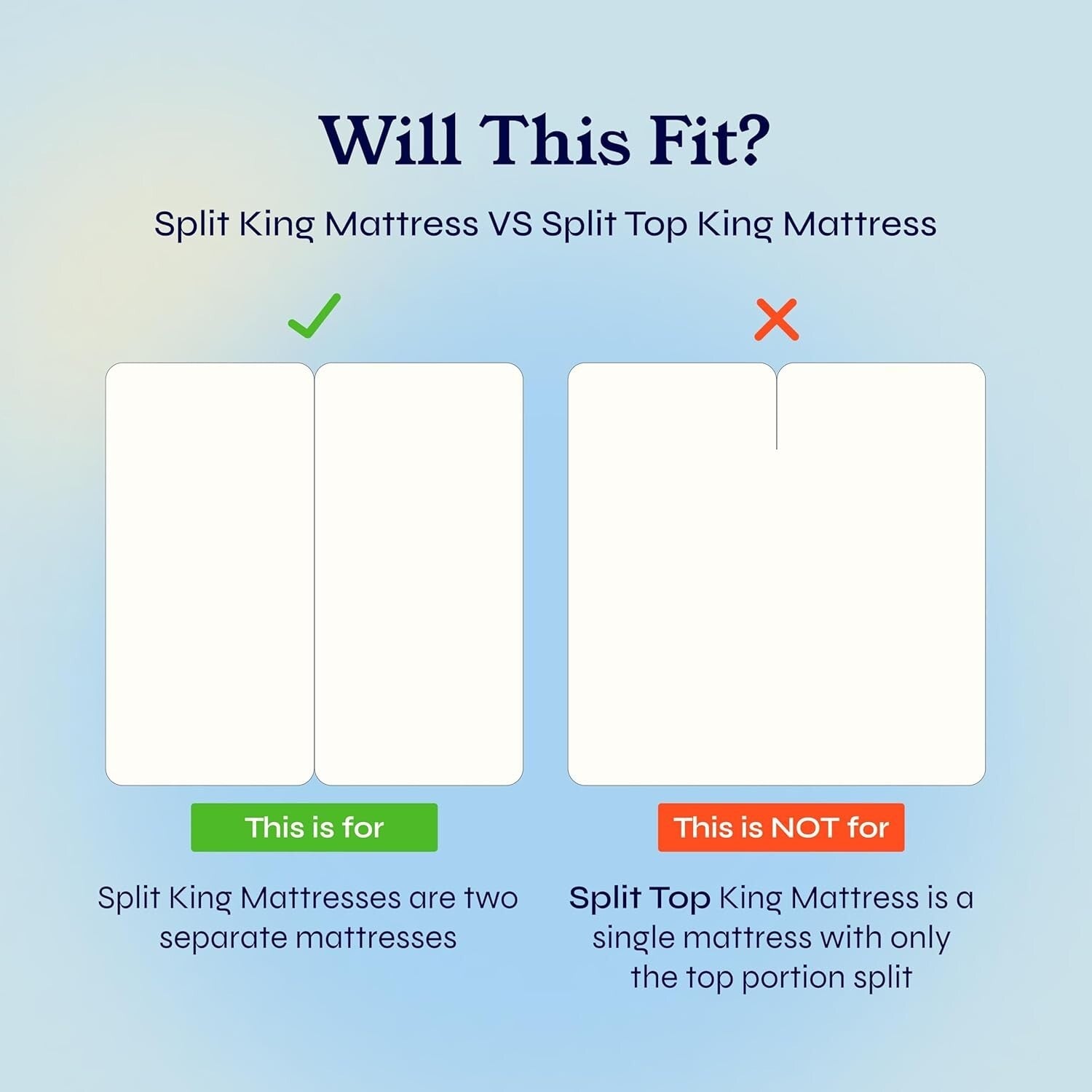 Breathable & Soft 400 TC Split King Sheets with Deep Pockets - Ultimate Comfort