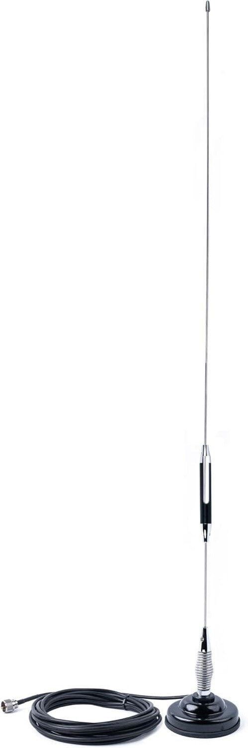 Durable 28" CB Antenna Kit with 18' RG-58A/U Cable for Hassle-Free Installation