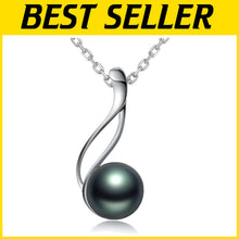 Load image into Gallery viewer, 925 Sterling Silver Tahitian Black Pearl Pendant for Women - Timeless Gift