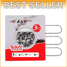Load image into Gallery viewer, Professional 20" Chainsaw Chain Set with Chrome Rivets - Fits Many Brands