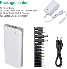 Load image into Gallery viewer, Lightweight Lithium-Ion Battery Pack with DC Output for Laptops and Cameras