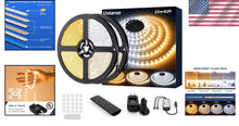 Load image into Gallery viewer, Long-Lasting 24V Flexible LED Strip Lights with Remote - Ideal for Home Ambiance