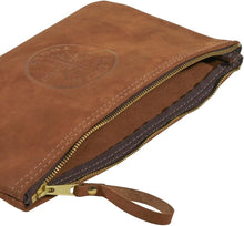 Load image into Gallery viewer, Sturdy 12.5-Inch Leather Zipper Bag for Tools - Professional Quality Storage