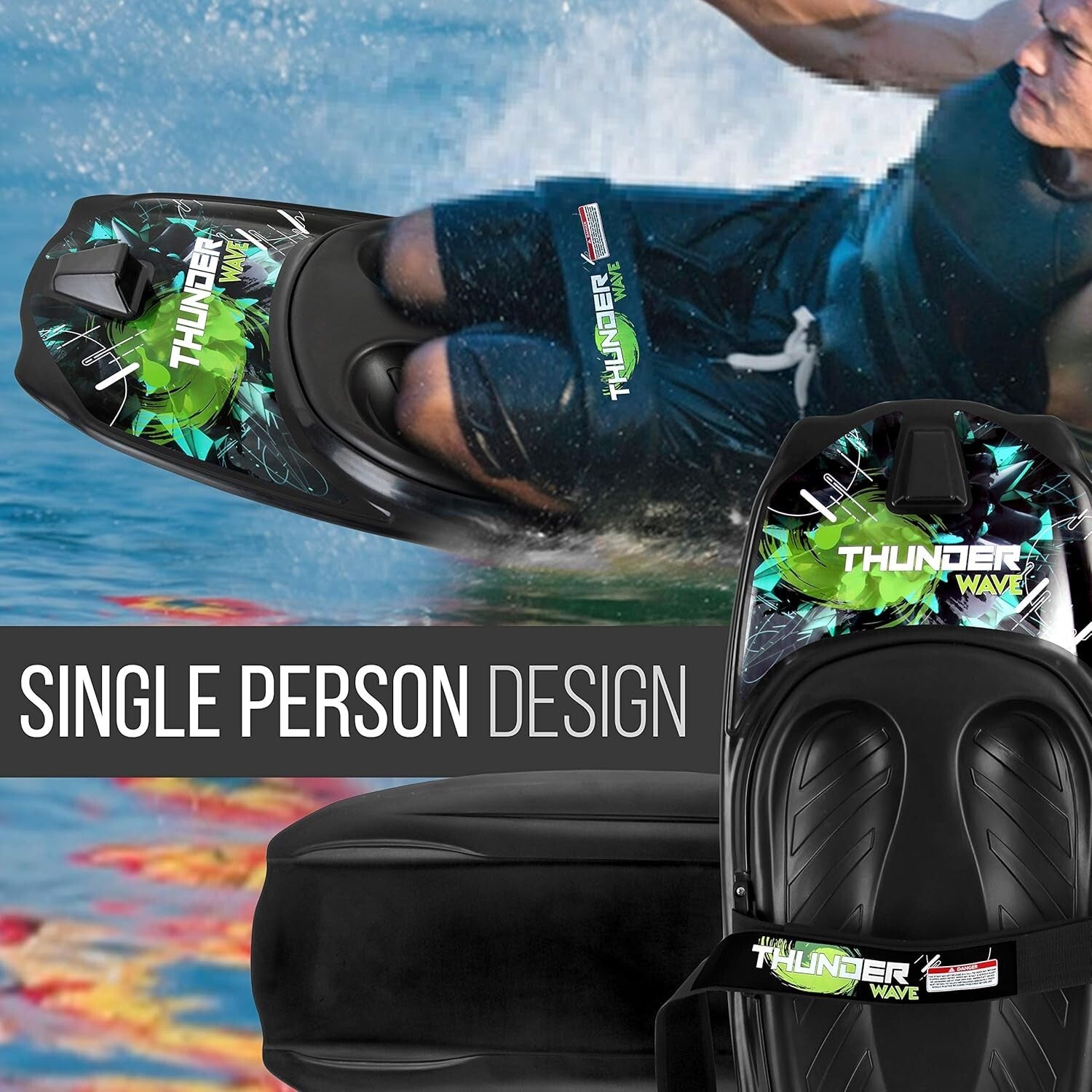 Adjustable Universal Kneeboard for Kids & Adults - Perfect for Water Sports