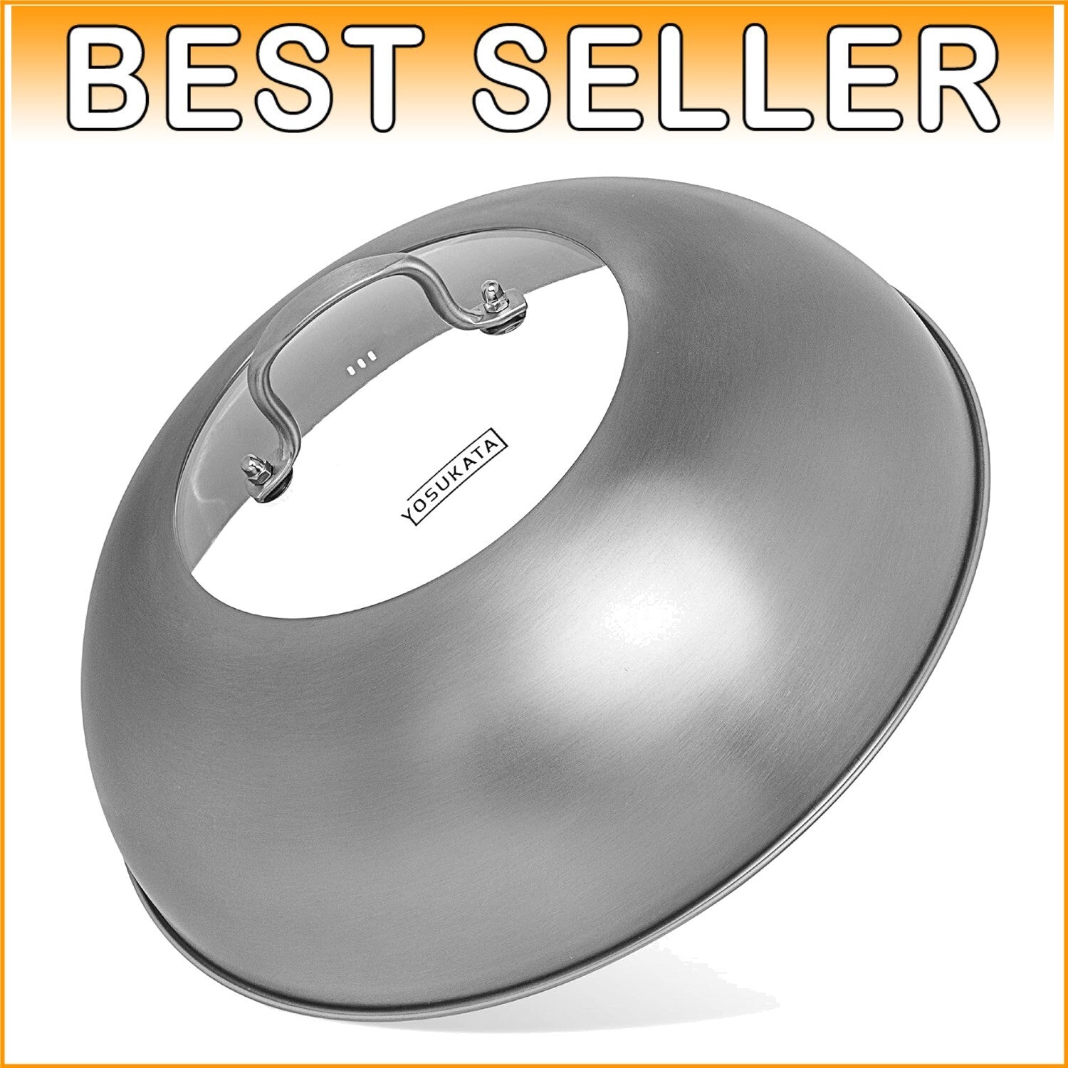 Dishwasher-Safe 13.6" Wok Lid with Steam Holes - Experience Flavourful Cooking