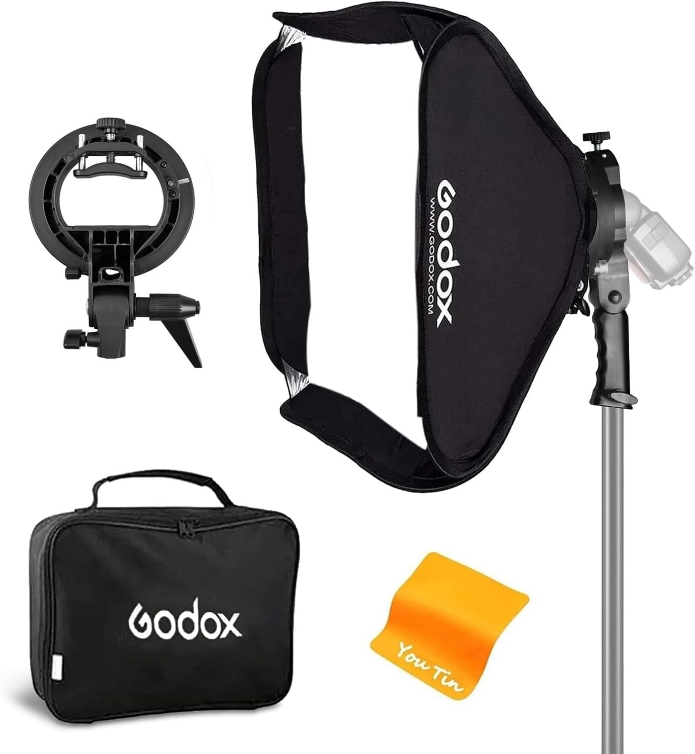 32"x32" Bowens Mount Softbox - Portable & Lightweight Photography Lighting